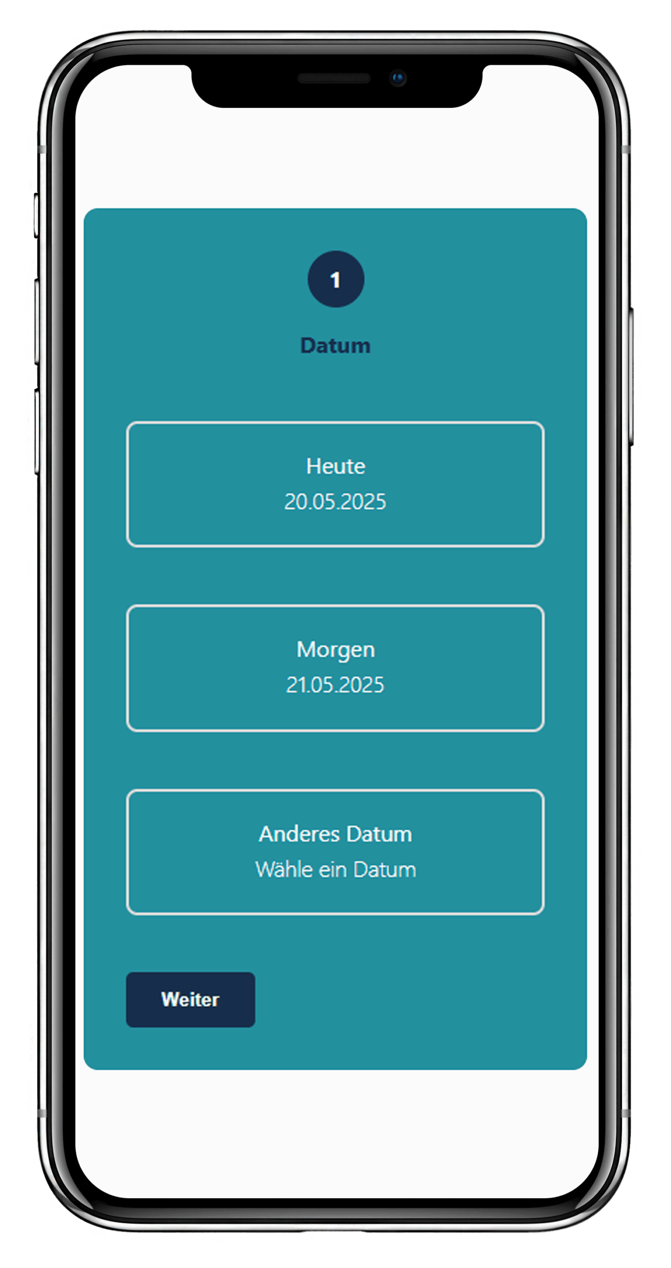 Mobile-Ansicht-Formular Mobile-Ansicht-Formular