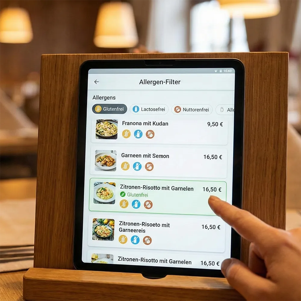 Deine neue Website für dein Restaurant oder Cafe - Allergen-Filter & Infos