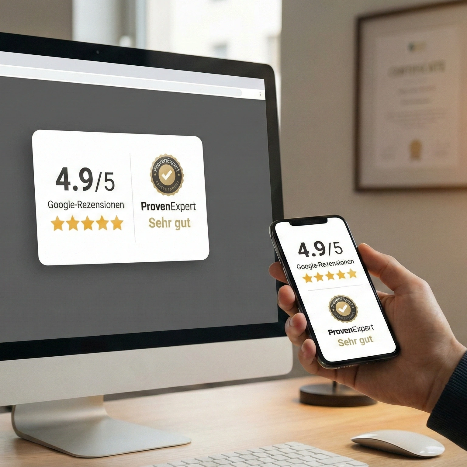 Vertrauen auf Autopilot_Handwerker-Website