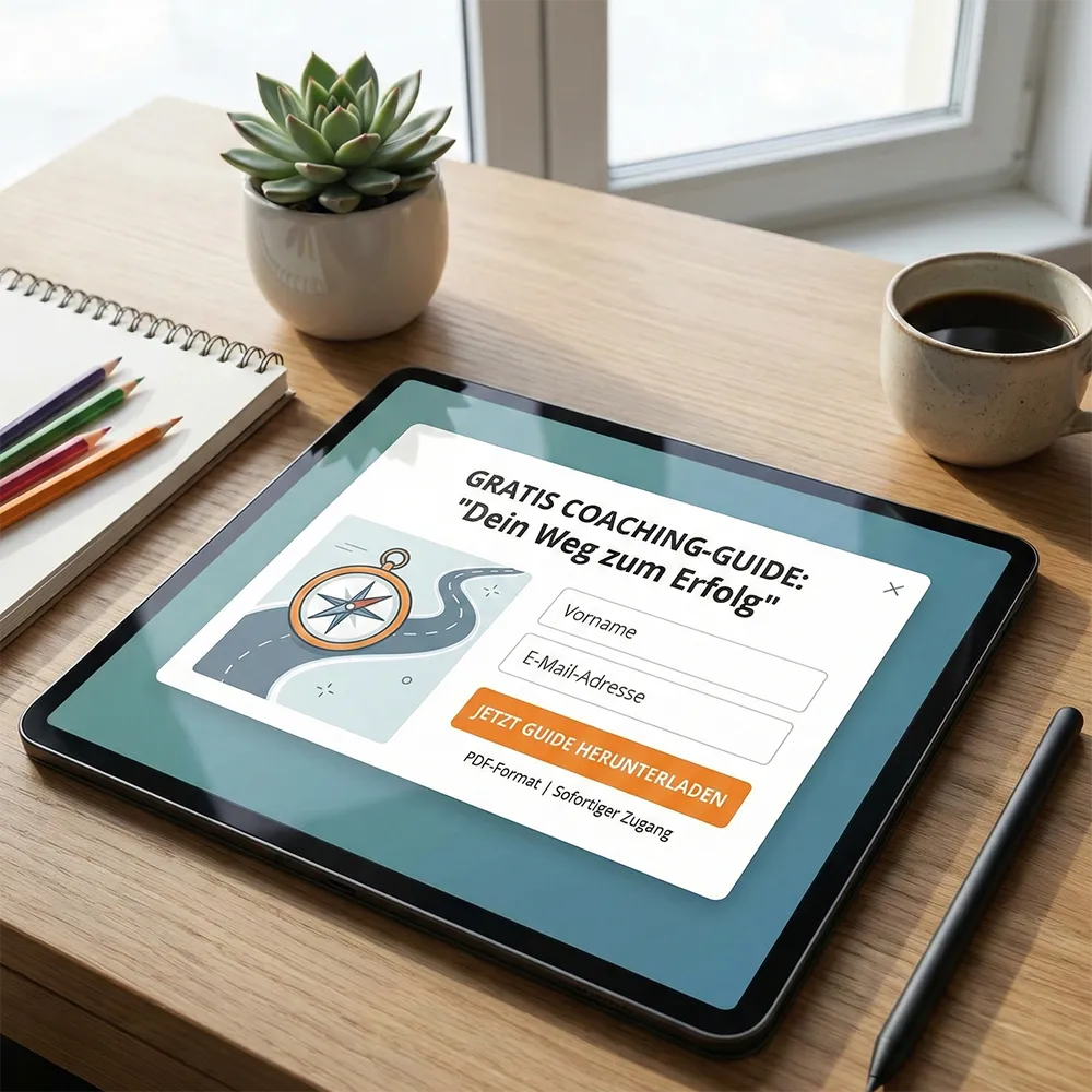 Webdesign für Coaches & Berater - Funktion LEad-Funnel und Newsletter