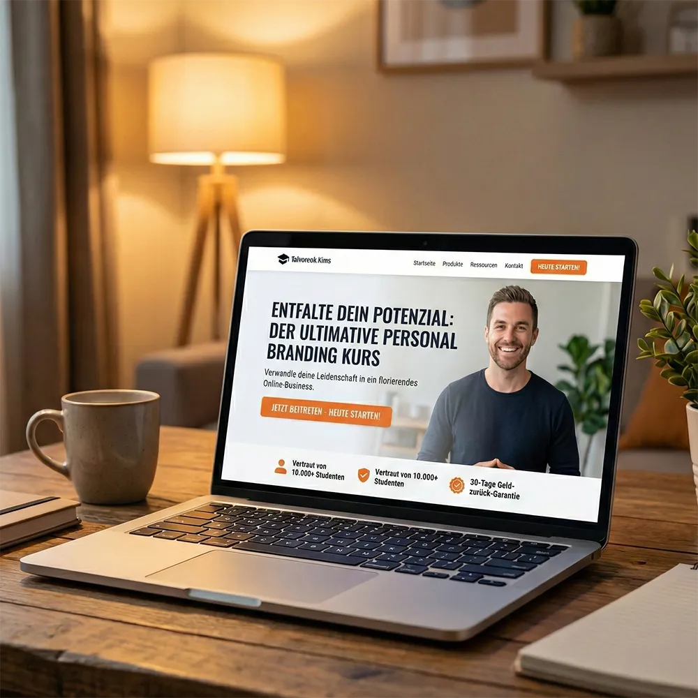Webdesign für Coaches & Berater - Funktion Landingpages für Kurse