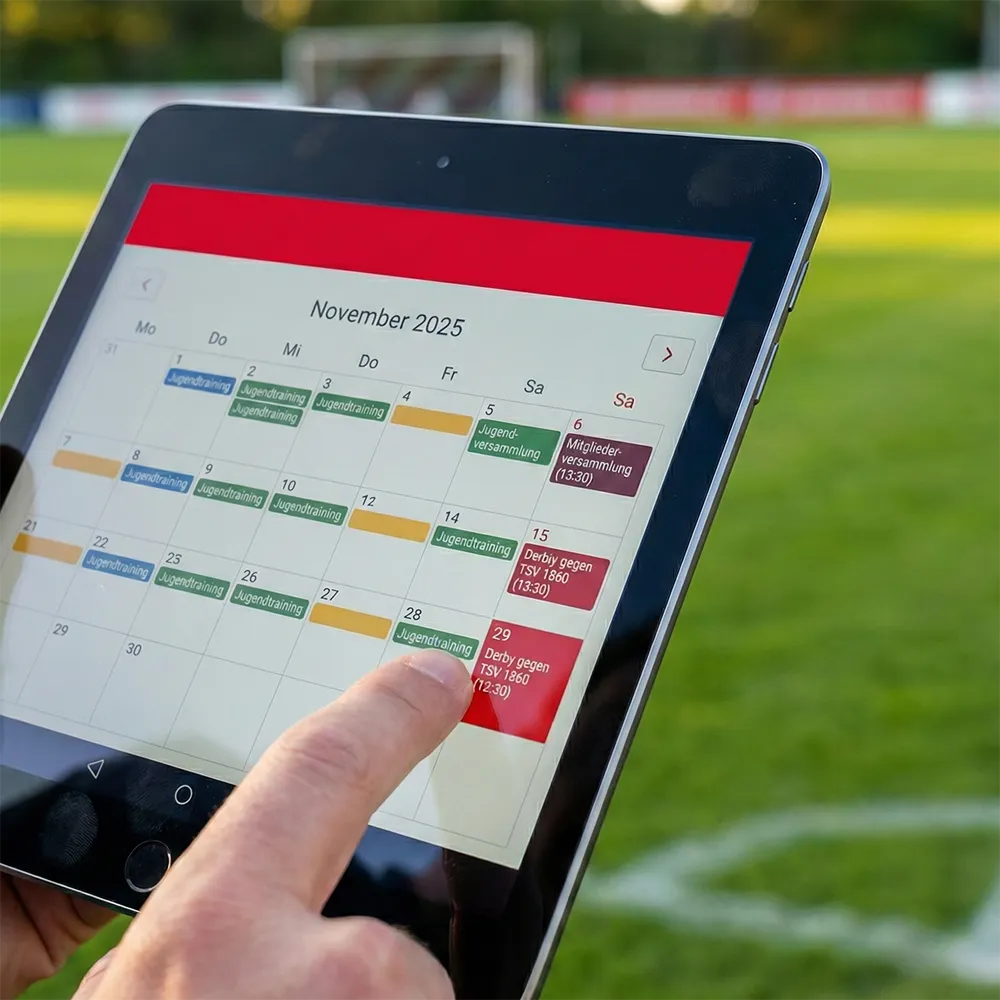 Digitaler Veranstaltungskalender für Vereine