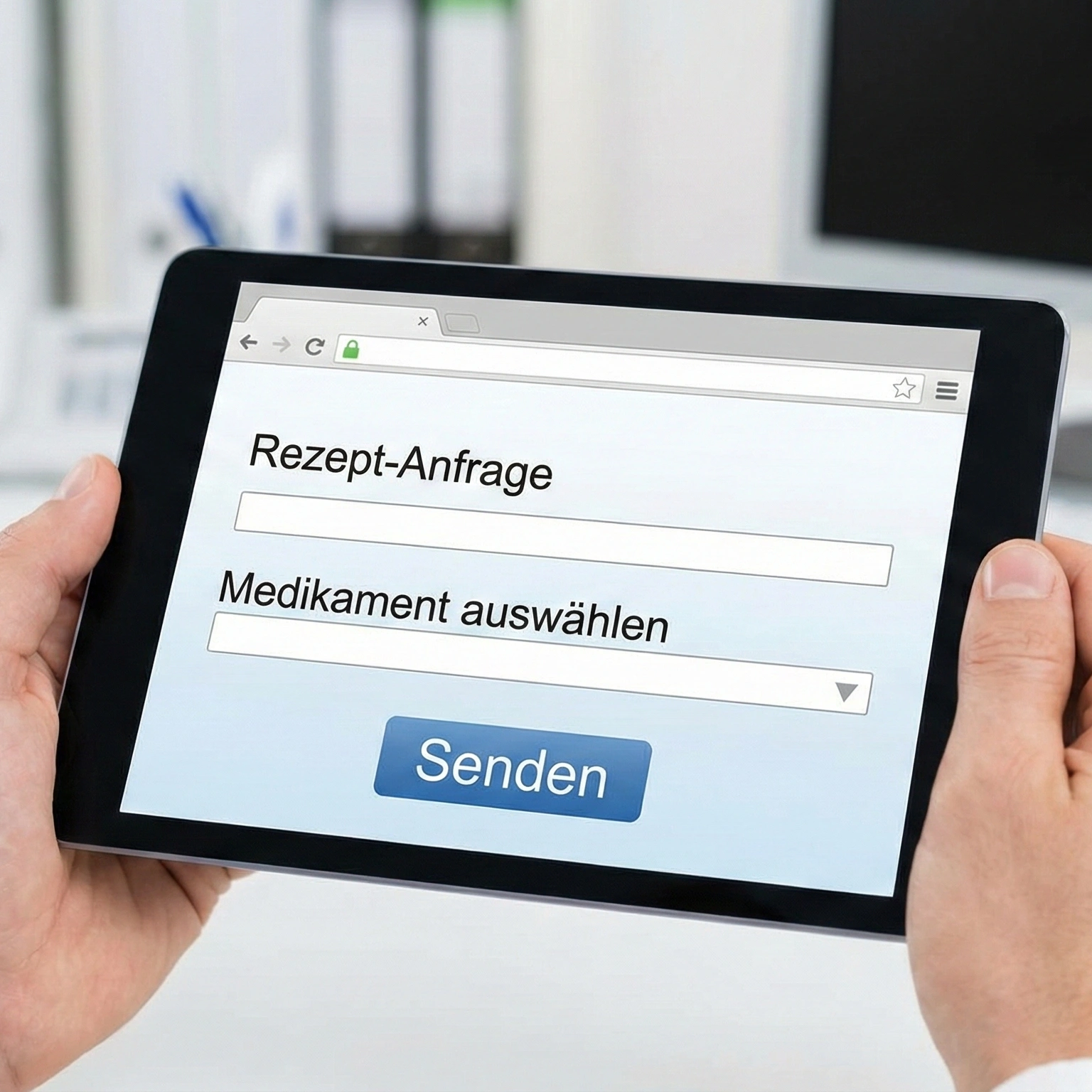 Website für Arztpraxis - Rezept- & Überweisungsanfrage