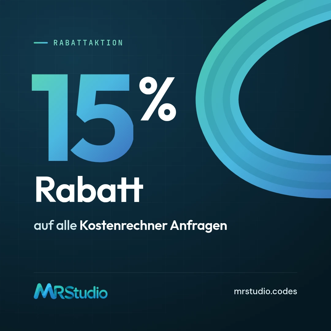15 % Rabatt auf alle Kostenrechner Anfragen